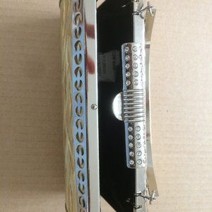 - Evening hand bag clip lock metal handle